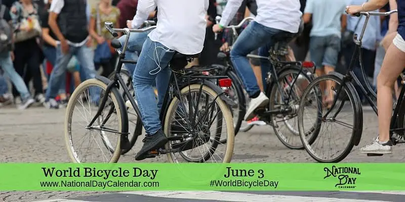 DÍA MUNDIAL DE LA BICICLETA - 3 De Junio - Día Internacional Hoy